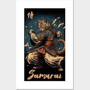 Samurai Cat - The Discipline and Skill of a Warrior-Poet Posters and Art